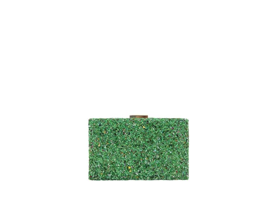 Bolso Clutch Piedra Efecto Ante